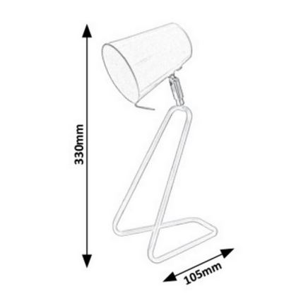 Rabalux - Namizna svetilka 1xE14/25W/230V
