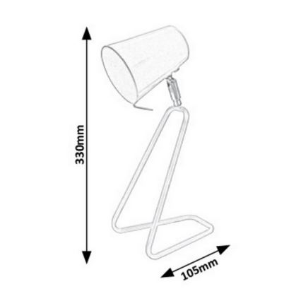 Rabalux - Namizna svetilka 1xE14/25W/230V