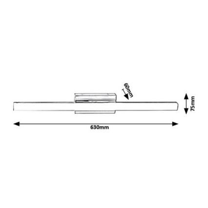 Rabalux - LED Kopalniška stenska svetilka LED/13W/230V IP44