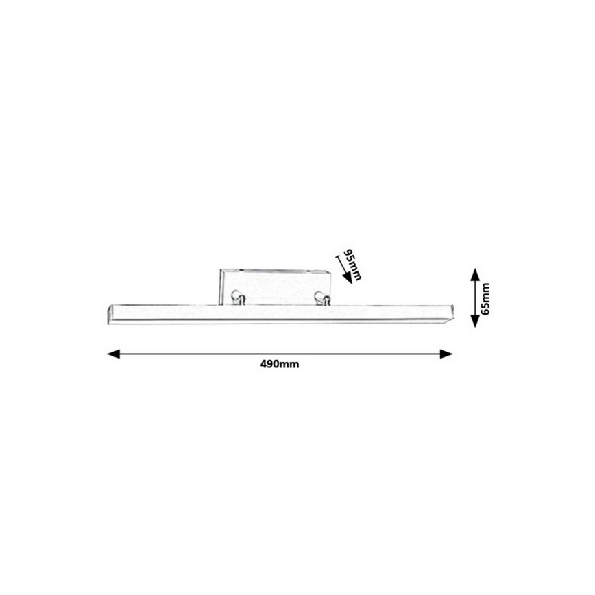 Rabalux - LED Kopalniška stenska svetilka LED/12W/230V IP44