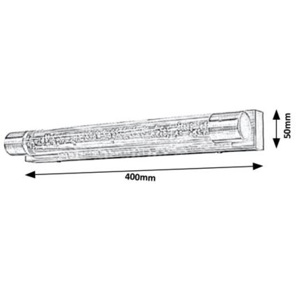 Rabalux - LED Kopalniška stenska svetilka 2xLED/5W/230V IP44