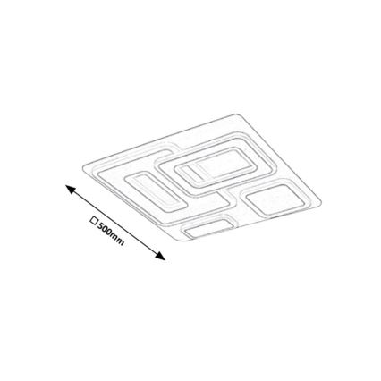 Rabalux - LED Zatemnitvena stropna svetilka na daljinsko upravljanje LED/56W/230V