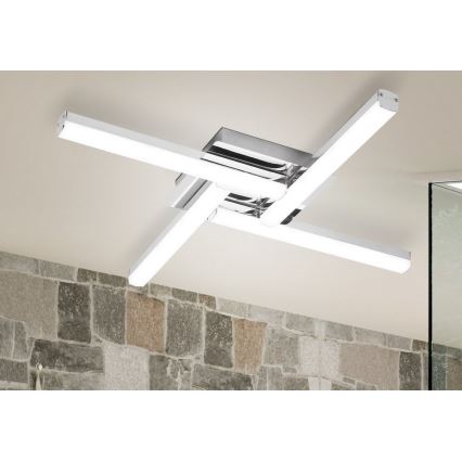 Rabalux - LED Stropna kopalniška svetilka 4xLED/6W IP44