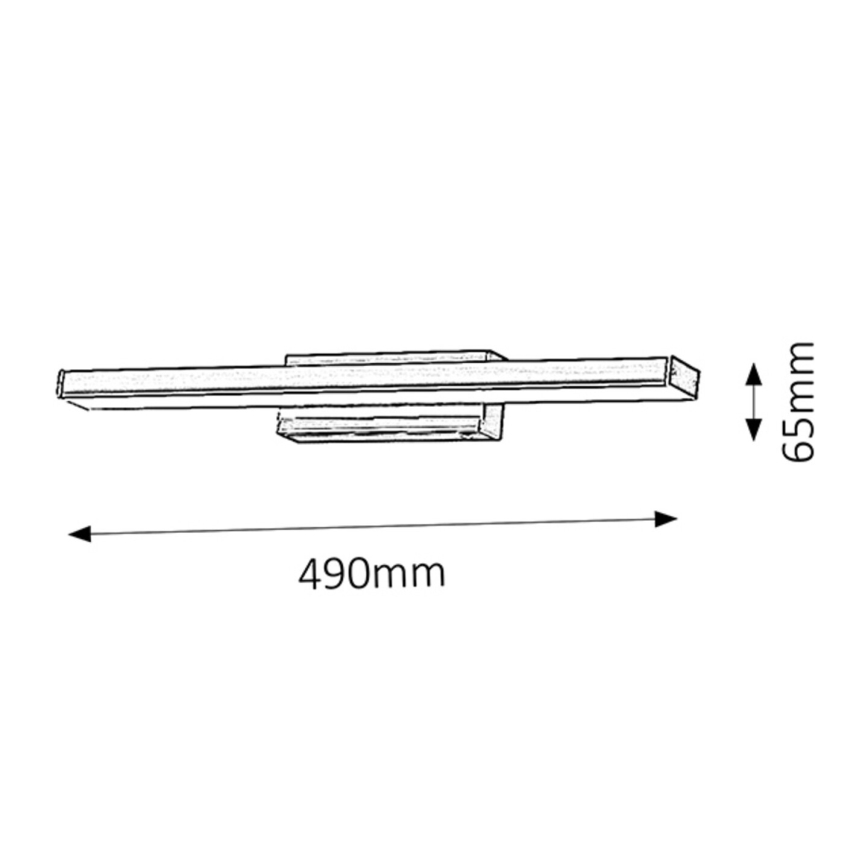 Rabalux - LED Stenska kopalniška svetilka LED/12W/230V IP44