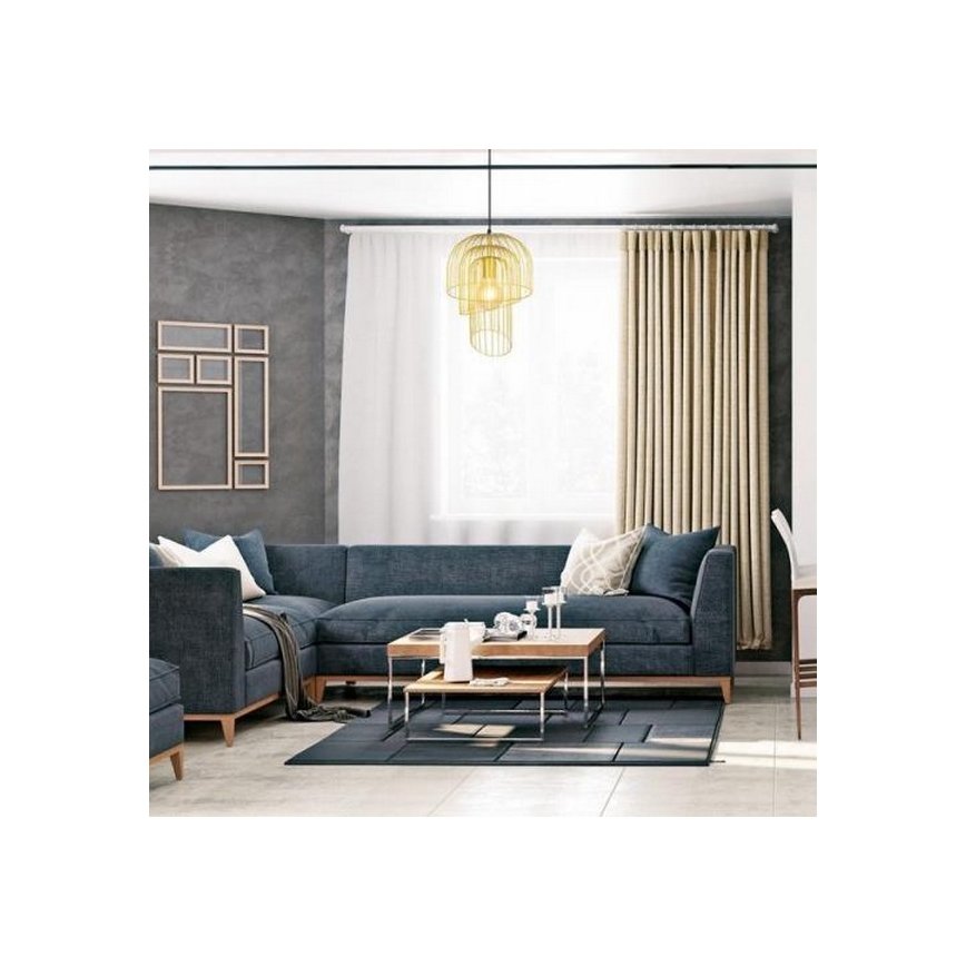 Rabalux 6228 - Lestenec na vrvici ROWENA 1xE27/60W/230V
