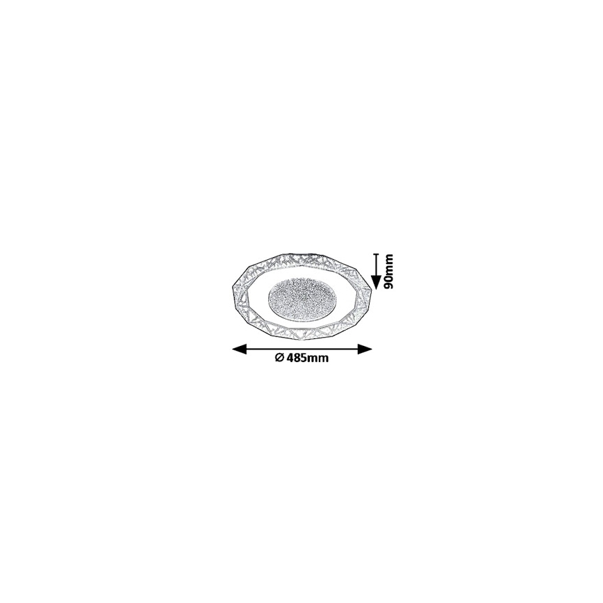 Rabalux 6294 - LED Stropna svetilka SIREN LED/50W/230V