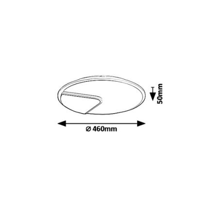 Rabalux 6329 - LED Stropna svetilka BOSWELL LED/40W/230V