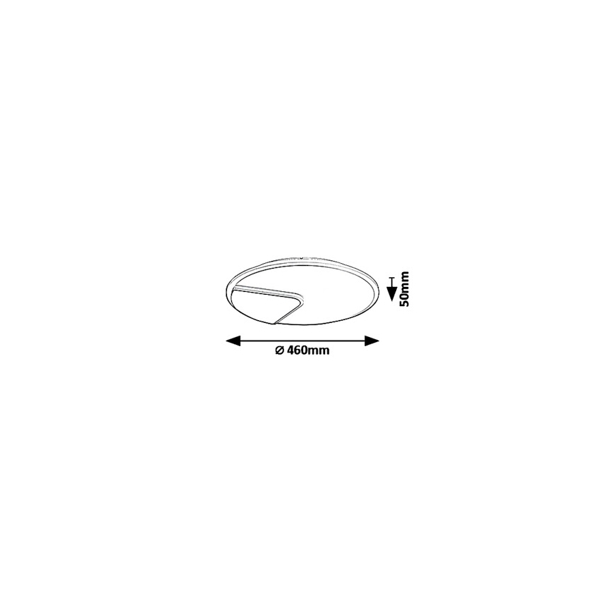 Rabalux 6329 - LED Stropna svetilka BOSWELL LED/40W/230V