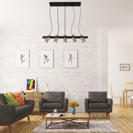 Rabalux 6430 - LED Lestenec na vrvici RAVEN LED/25W/230V