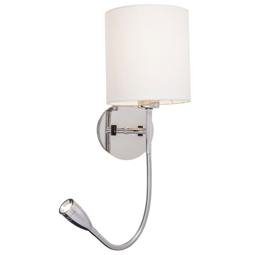 Rabalux - Stenska svetilka 1xE27/40W+LED/3W