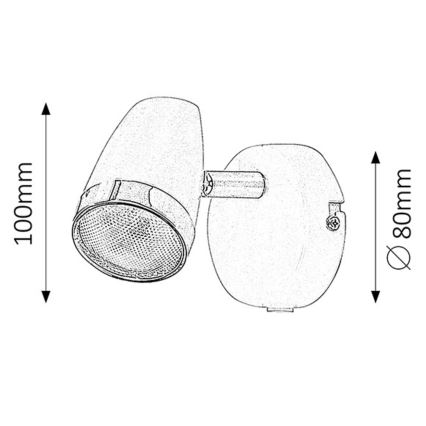 Rabalux - LED Reflektor LED/4W/230V