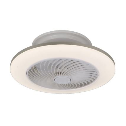 Rabalux - LED Zatemnitvena stropna svetilka z ventilatorjem DALFON LED/36W/23 3000-6000K + Daljinski upravljalnik