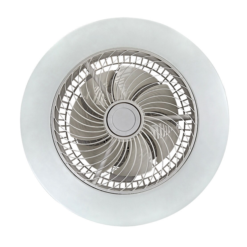 Rabalux - LED Zatemnitvena stropna svetilka z ventilatorjem DALFON LED/36W/23 3000-6000K + Daljinski upravljalnik