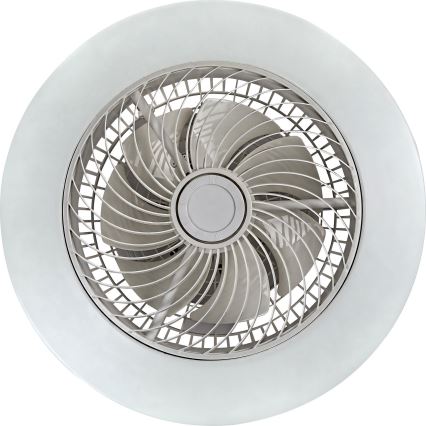 Rabalux - LED Zatemnitvena stropna svetilka z ventilatorjem DALFON LED/36W/23 3000-6000K + Daljinski upravljalnik