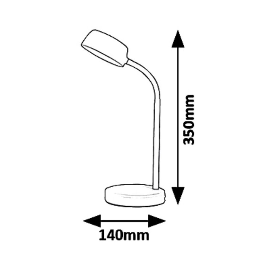 Rabalux 6778 - LED Namizna svetilka BERRY LED/4,5W/230V