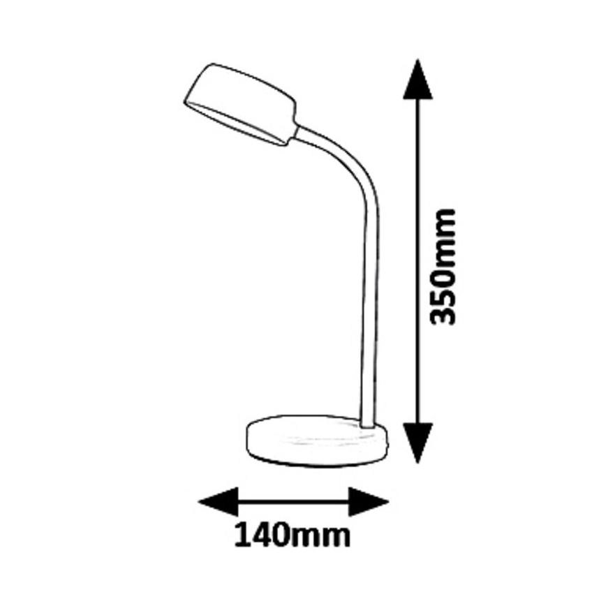 Rabalux 6779 - LED Namizna svetilka BERRY LED/4,5W/230V