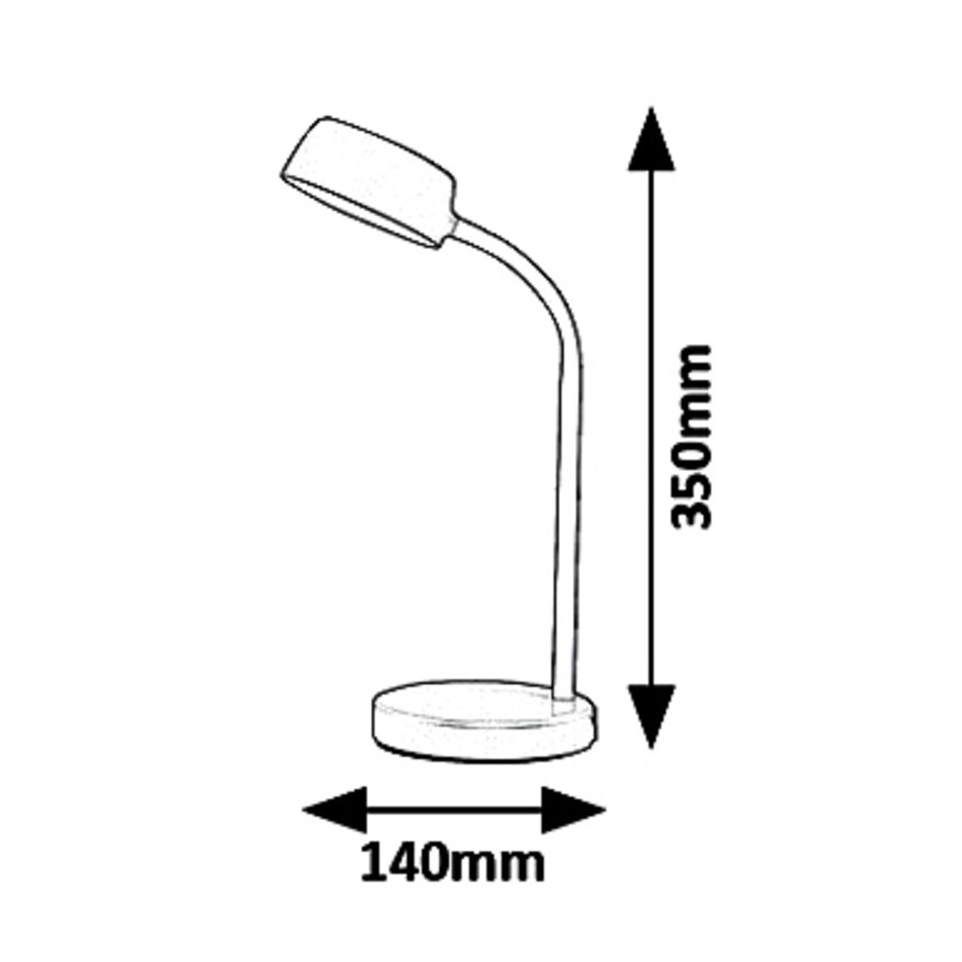 Rabalux 6780 - LED Namizna svetilka BERRY LED/4,5W/230V