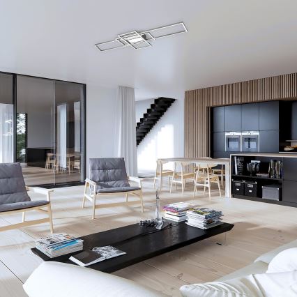 Rabalux - zatemnjivo LED stropno svetilo LED/54W/230V 3000-6500K + daljinski upravljalnik 42x105 cm