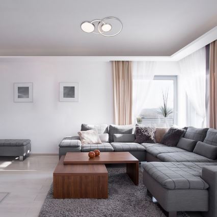 Rabalux - LED Lestenec LED/50W/230V sijajni krom