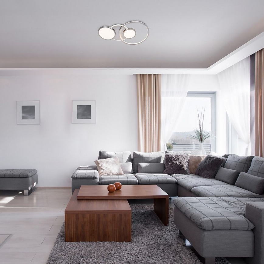 Rabalux - LED Lestenec LED/50W/230V sijajni krom