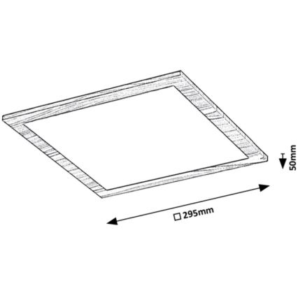 Rabalux - LED Vgradni panel LED/12W/230V 4000K