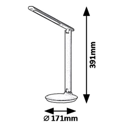 Rabalux 6980 - LED Zatemnitvena namizna svetilka OSIAS LED/9W/230V