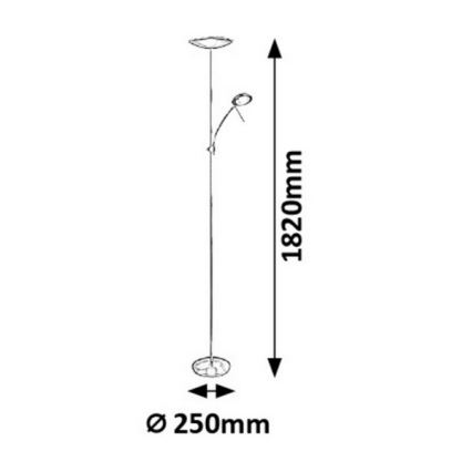 Rabalux - LED Stoječa svetilka LED/18W + LED/5W/230V