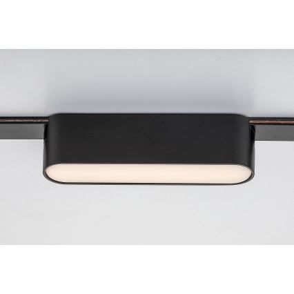 Rabalux - LED Stropna svetilka za enofazni tračni sistem LED/6W/24V 3000K 11,5 cm črna