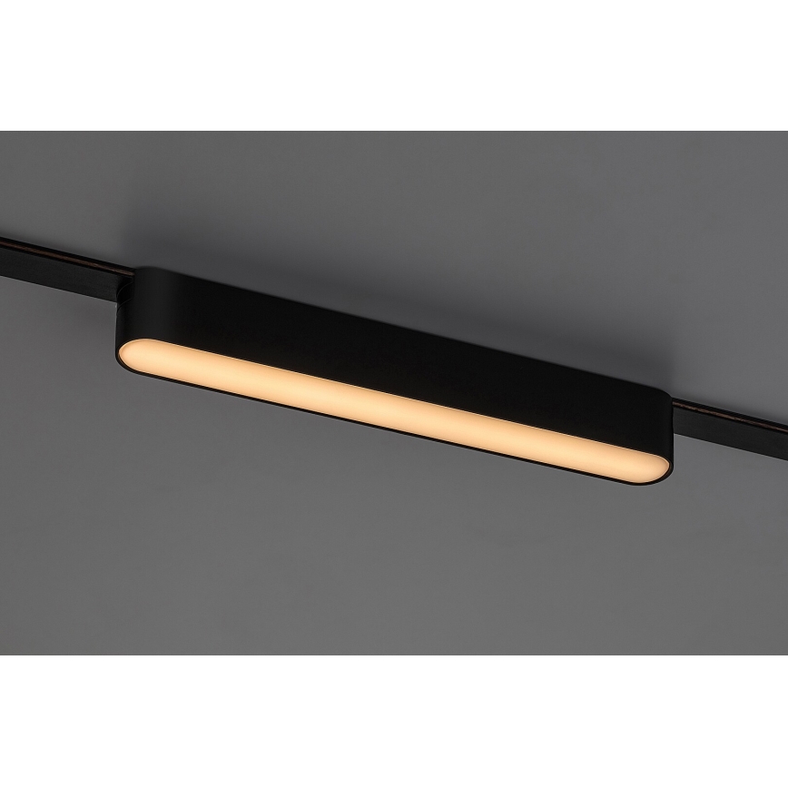 Rabalux - LED Stropna svetilka za 1-fazni tračni sistem LED/12W/230V 3000K 22 cm črna