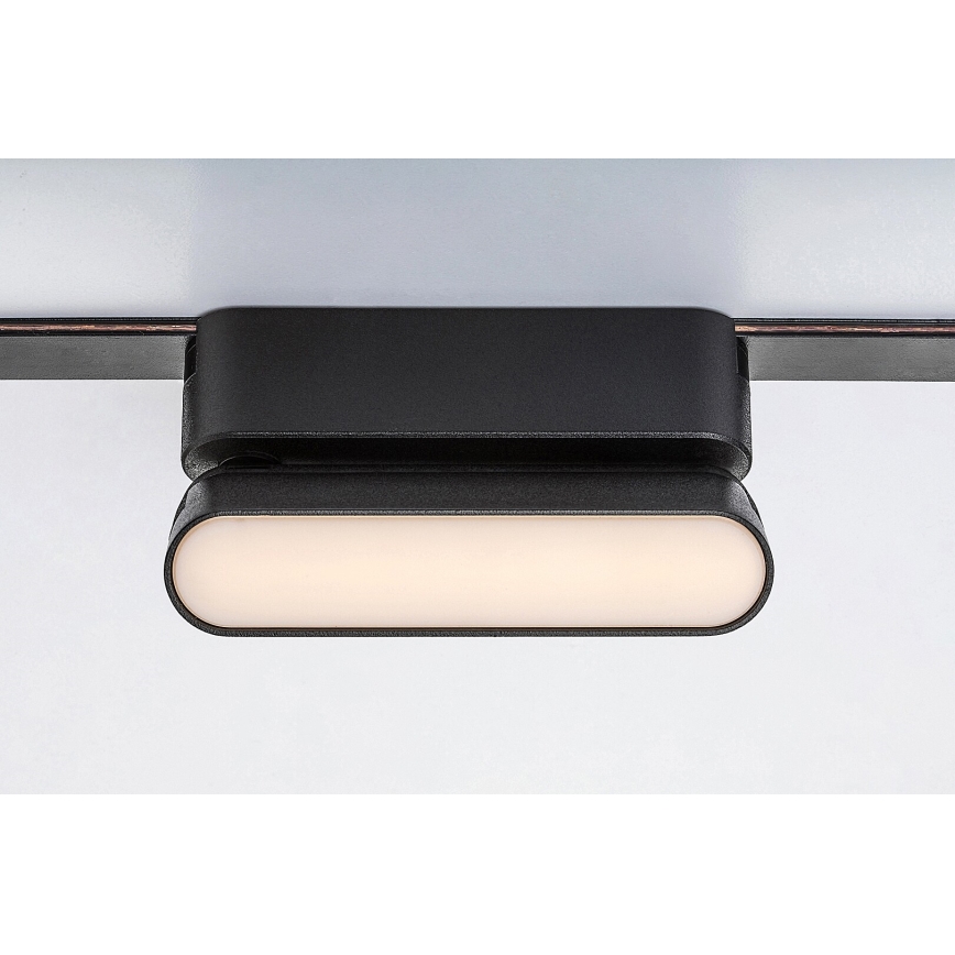 Rabalux - LED Stropna svetilka za 1-fazni tračni sistem LED/6W/230V 3000K 11,5 cm črna