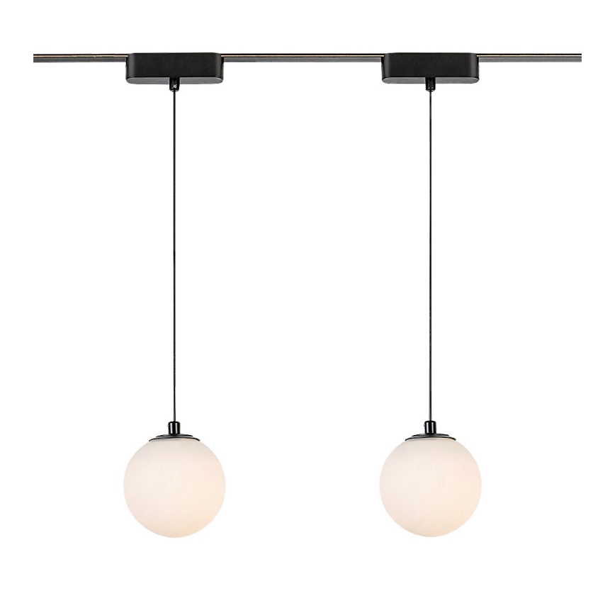 Rabalux - LED Lestenec na vrvici za 1-fazni tračni sistem LED/5W/230V 3000K črna