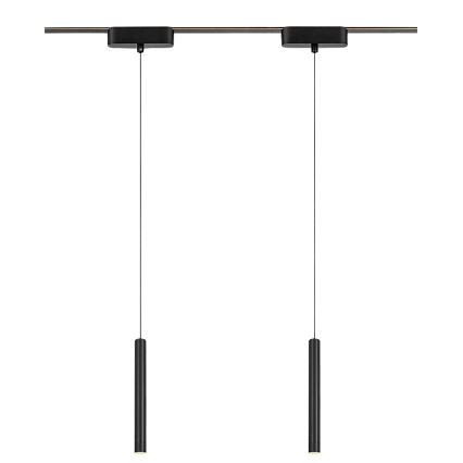 Rabalux - LED Lestenec na vrvici za 1-fazni tračni sistem LED/5W/230V 3000K črna