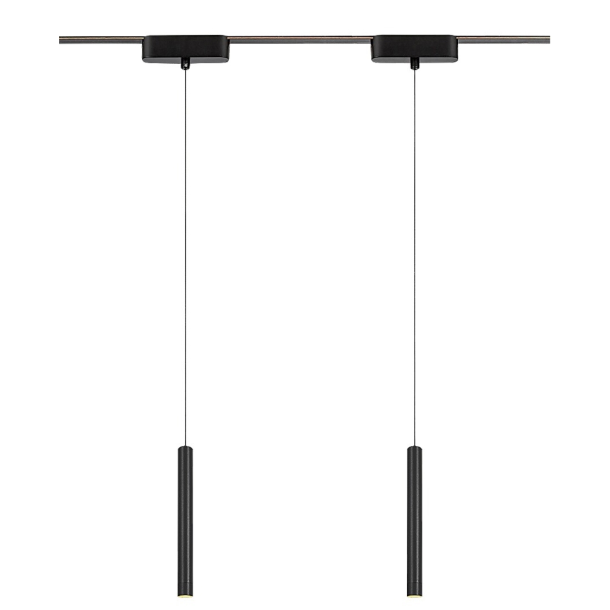 Rabalux - LED Lestenec na vrvici za 1-fazni tračni sistem LED/5W/230V 3000K črna