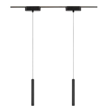 Rabalux - LED Lestenec na vrvici za 1-fazni tračni sistem LED/5W/230V 3000K črna