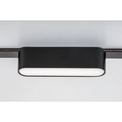 Rabalux - LED Stropna svetilka za enofazni tračni sistem LED/6W/24V 3000K 11,5 cm črna