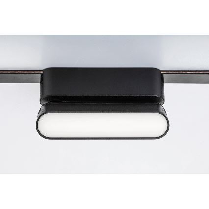 Rabalux - LED Stropna svetilka za 1-fazni tračni sistem LED/6W/230V 4000K 11,5 cm črna