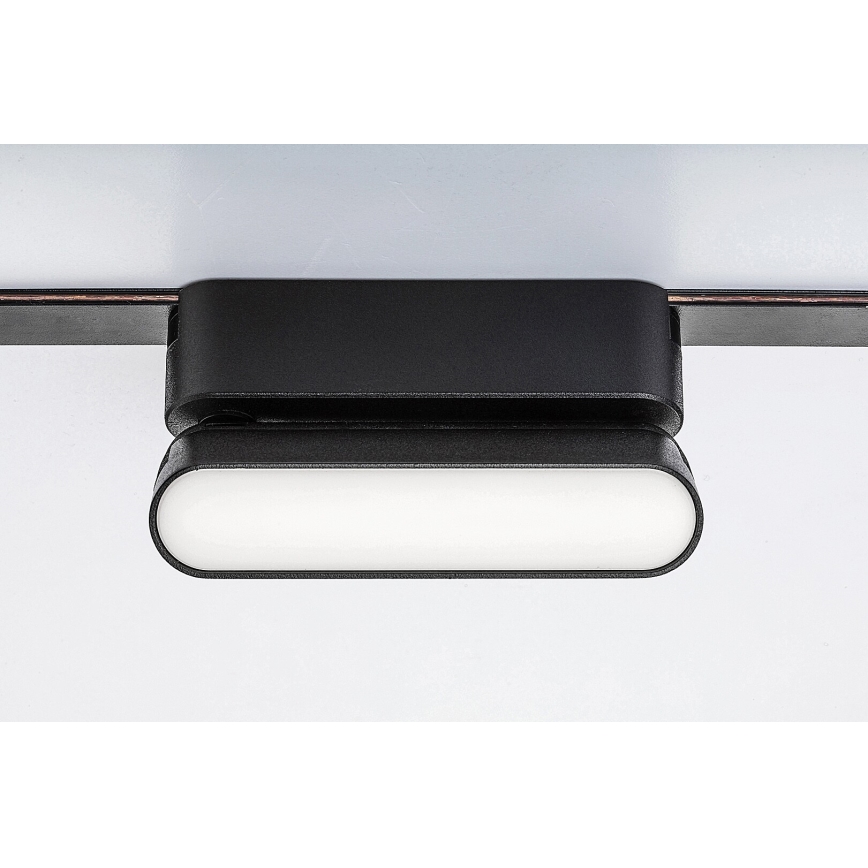 Rabalux - LED Stropna svetilka za 1-fazni tračni sistem LED/6W/230V 4000K 11,5 cm črna