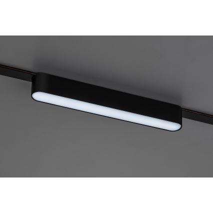 Rabalux - LED Zatemnitvena stropna svetilka za 1-fazni tračni sistem LED/12W/24V 2700-5500K Wi-Fi Tuya 22 cm črna