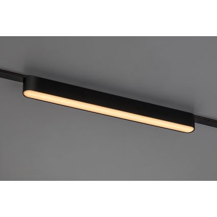 Rabalux - LED Zatemnitvena stropna svetilka za 1-fazni tračni sistem LED/16W/24V 2700-5500K Wi-Fi Tuya 33 cm črna