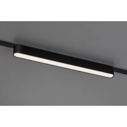 Rabalux - LED Zatemnitvena stropna svetilka za 1-fazni tračni sistem LED/16W/24V 2700-5500K Wi-Fi Tuya 33 cm črna