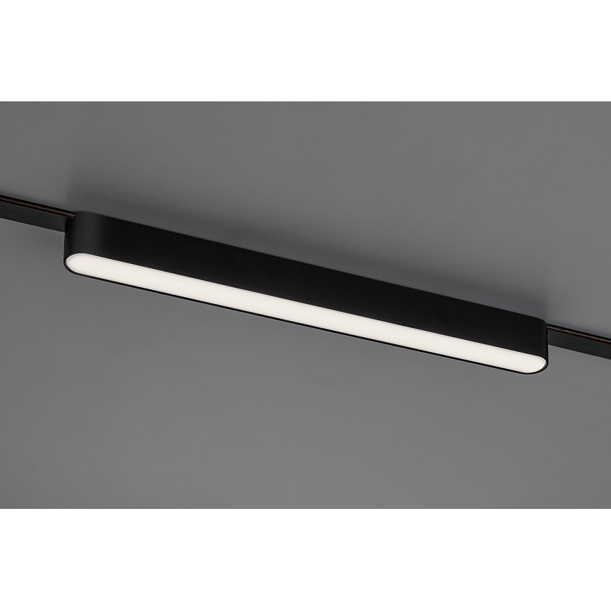 Rabalux - LED Zatemnitvena stropna svetilka za 1-fazni tračni sistem LED/16W/24V 2700-5500K Wi-Fi Tuya 33 cm črna
