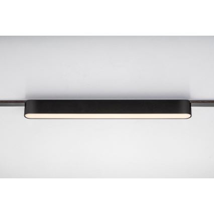 Rabalux - LED Zatemnitvena stropna svetilka za 1-fazni tračni sistem LED/16W/24V 2700-5500K Wi-Fi Tuya 33 cm črna