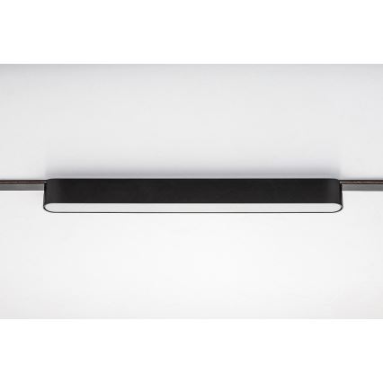 Rabalux - LED Zatemnitvena stropna svetilka za 1-fazni tračni sistem LED/16W/24V 2700-5500K Wi-Fi Tuya 33 cm črna