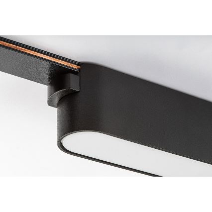 Rabalux - LED Zatemnitvena stropna svetilka za 1-fazni tračni sistem LED/16W/24V 2700-5500K Wi-Fi Tuya 33 cm črna