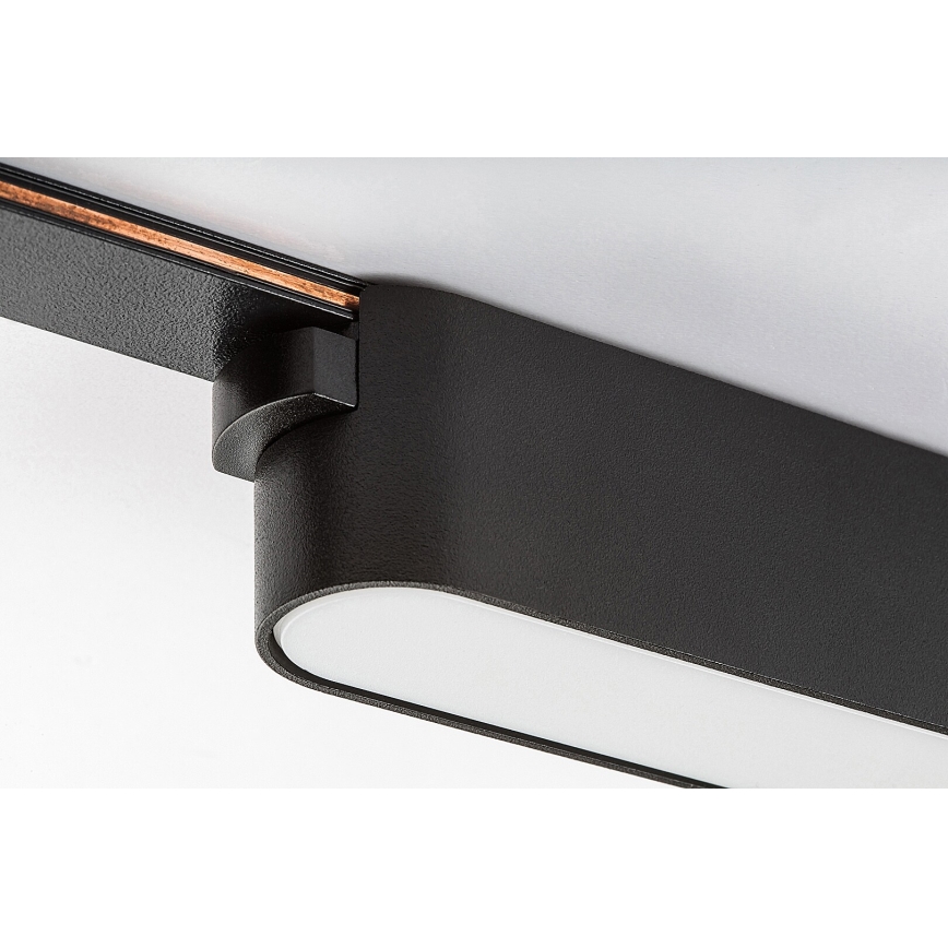 Rabalux - LED Zatemnitvena stropna svetilka za 1-fazni tračni sistem LED/16W/24V 2700-5500K Wi-Fi Tuya 33 cm črna