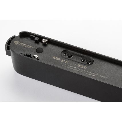 Rabalux - LED Zatemnitvena stropna svetilka za 1-fazni tračni sistem LED/16W/24V 2700-5500K Wi-Fi Tuya 33 cm črna