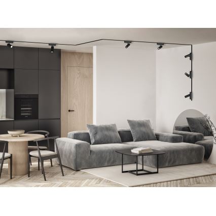 Rabalux - LED Zatemnitveni reflektor za 1-fazni tračni sistem LED/5W/24V 2700-5500K Wi-Fi Tuya črna