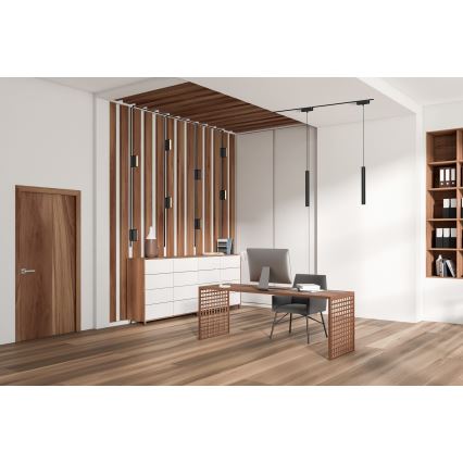 Rabalux - LED Zatemnitvena stropna svetilka za 1-fazni tračni sistem LED/4W/24V 2700-5500K Wi-Fi Tuya 11,5 cm črna