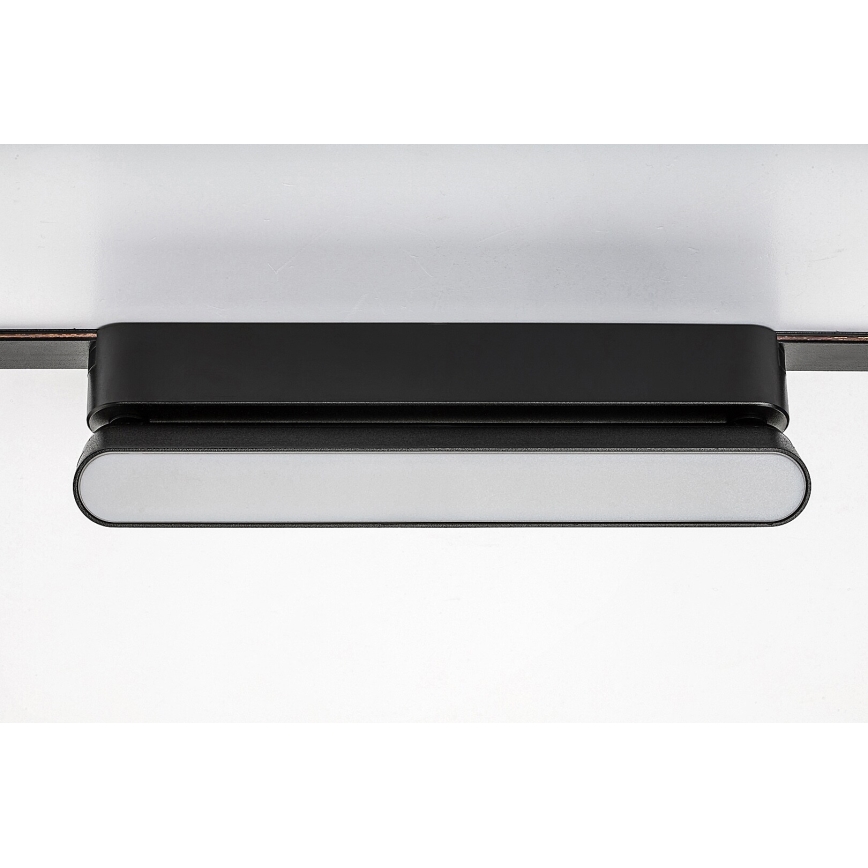 Rabalux - LED Zatemnitvena stropna svetilka za 1-fazni tračni sistem LED/7W/24V 2700-5500K Wi-Fi Tuya 22 cm črna