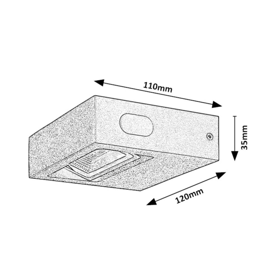 Rabalux - LED Zunanja stenska luč LED/7W/230V IP65